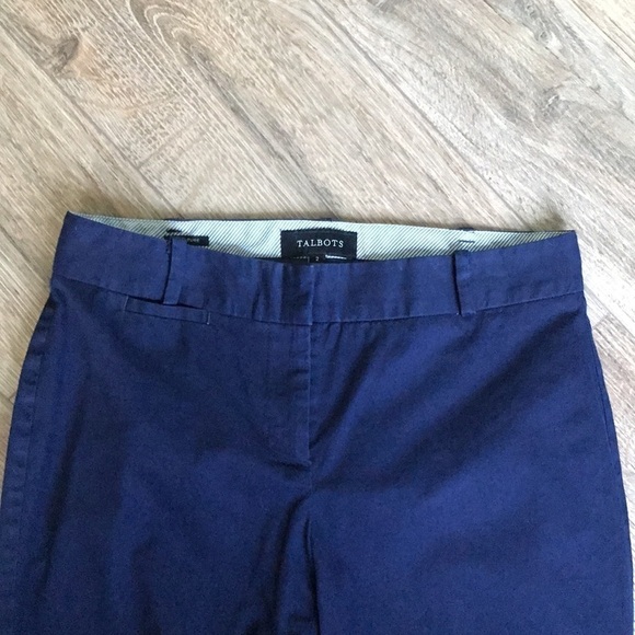 Talbots | Navy Signature trousers. Workwear . Size 2 - Picture 3 of 5
